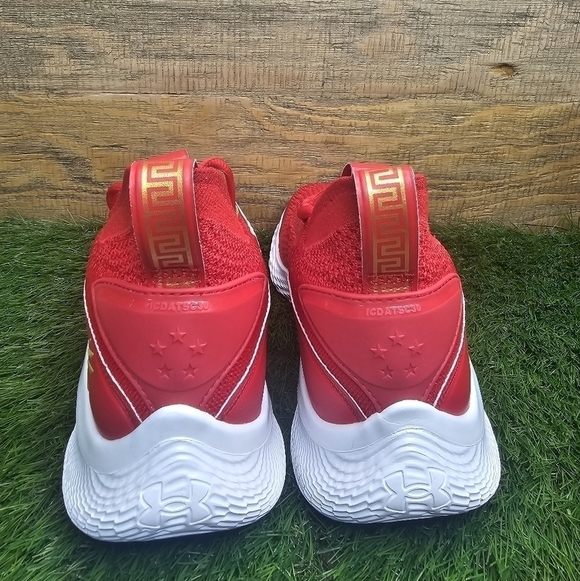 New Under Armour Curry Brand Curry Flow 8 'Chinese New Year' Sz 6Y - Picture 4 of 12